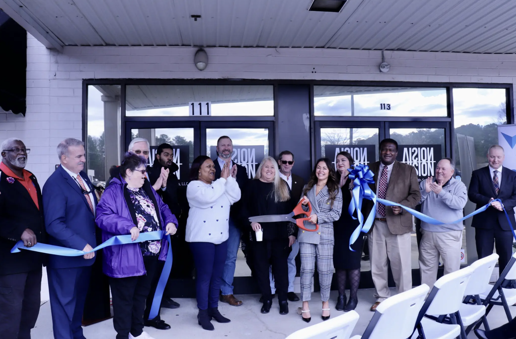 Walk-in center ribbon cutting ceremony